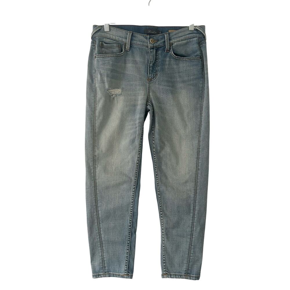 Level 99 Women's Sarah Twisted Seam Tomboy Light Wash Jeans Size 27